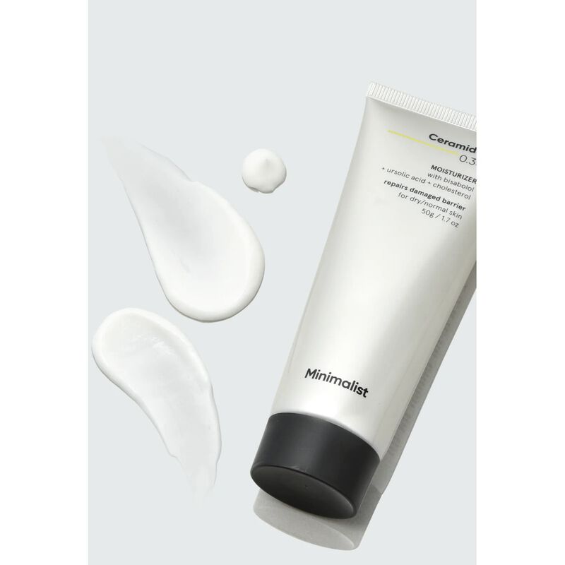 minimalist ceramides 0.3% bisabolol dry face cream