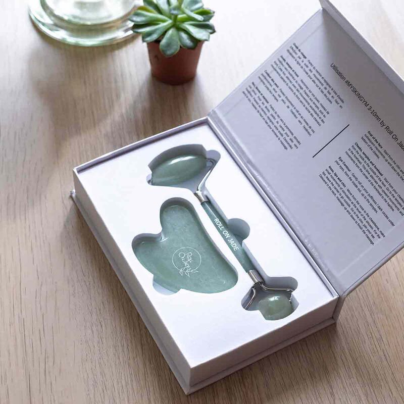 roll on jade duo sets aventurine green