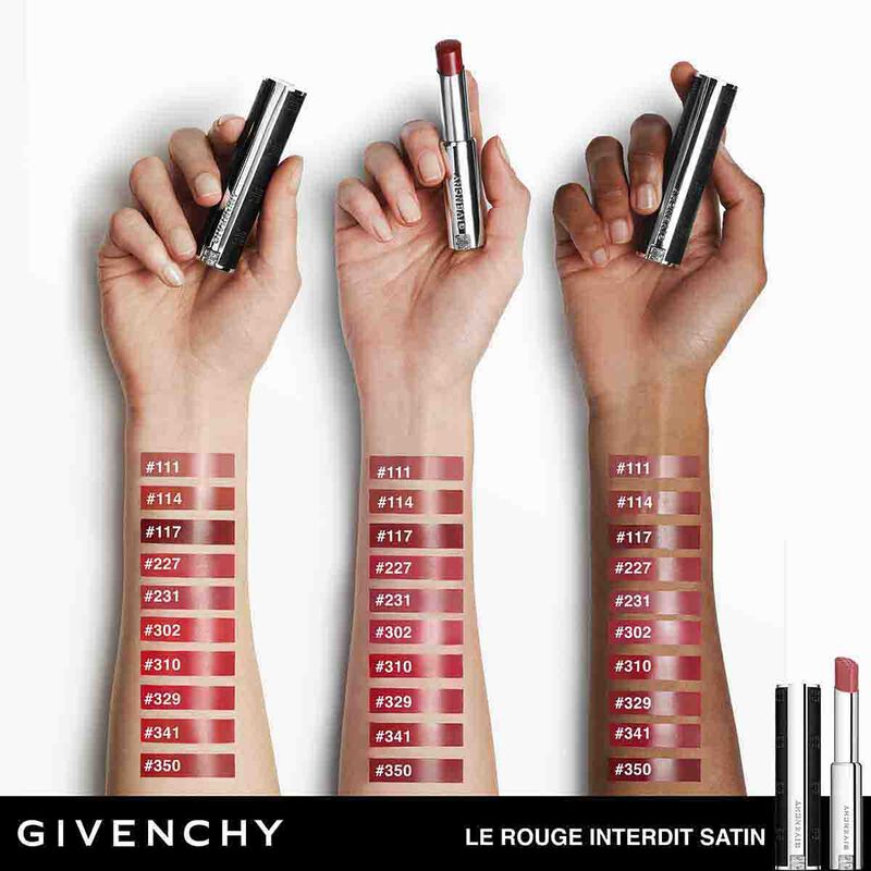 givenchy le rouge interdit satin