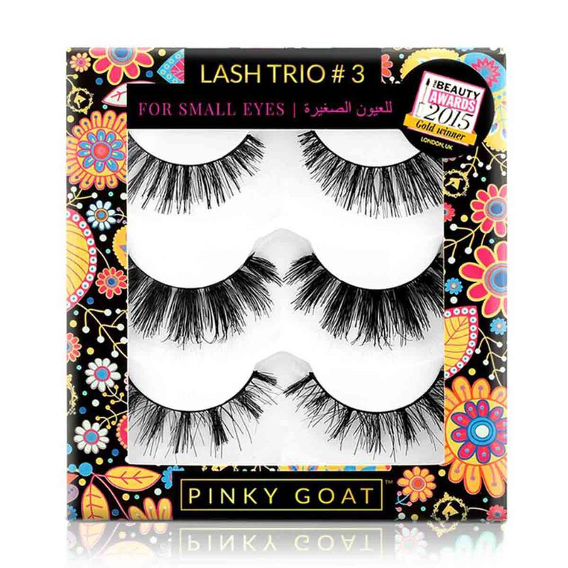 pinky goat lash trio 3