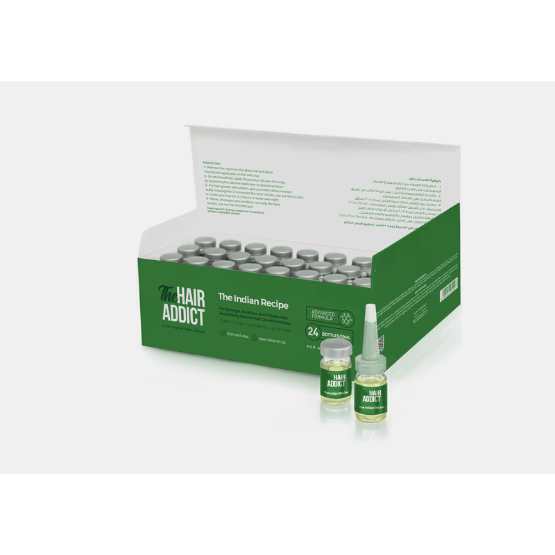 hair addict the indian recipe  24 vials