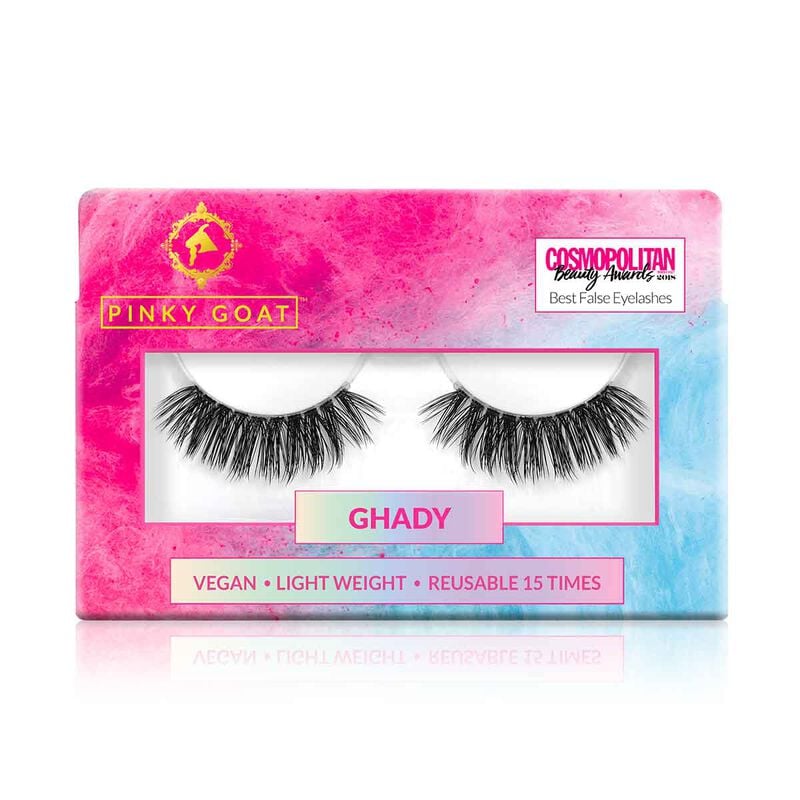 pinky goat ghady vegan faux mink lashes