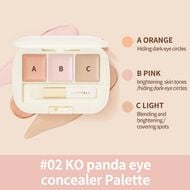 Three-Color Concealer Palette 02 faces three color concealer palette 02