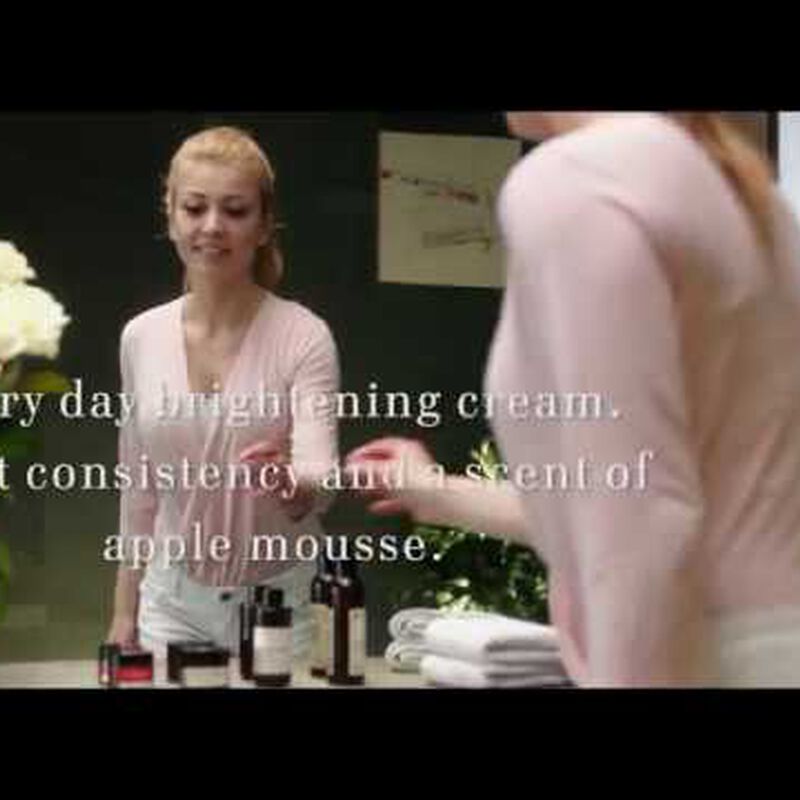 faces sustainable science luminous apple cream