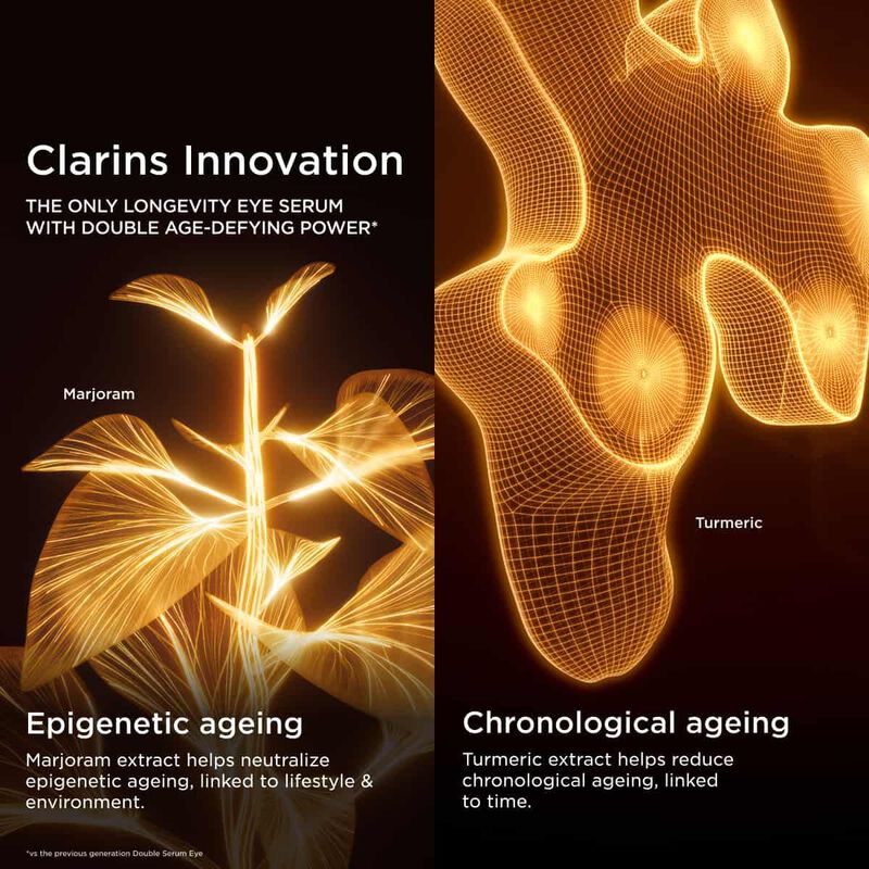 clarins double serum eye