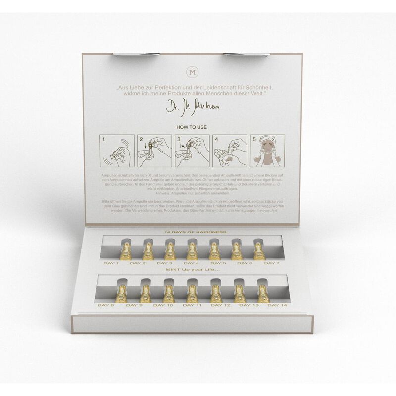 mint by dr. mintcheva glow facial ampoules