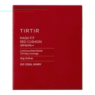 faces mask fit red cushion