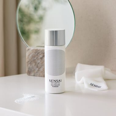 faces silky purifying silk peeling powder
