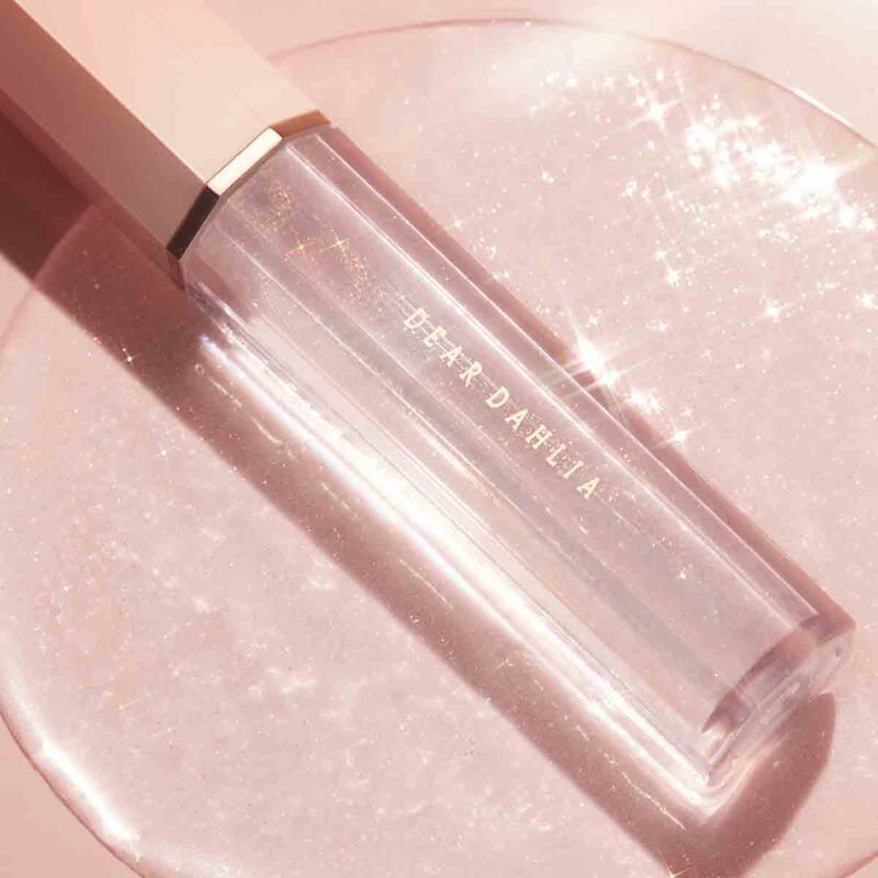 dear dahlia blooming edition glass shine lip topper dewdrop