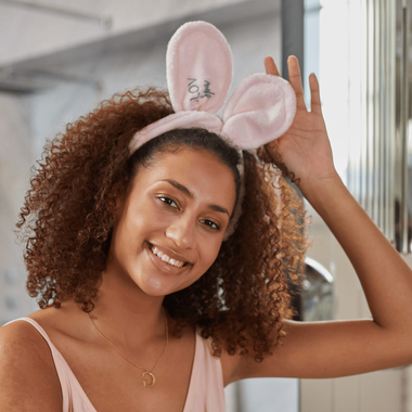 faces bunny ears headband