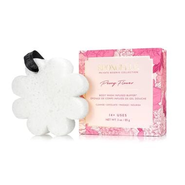 Private Reserve Peony Flower Body Wash Infused Buffer (14+uses) faces private reserve peony flower body wash infused buffer 14 uses