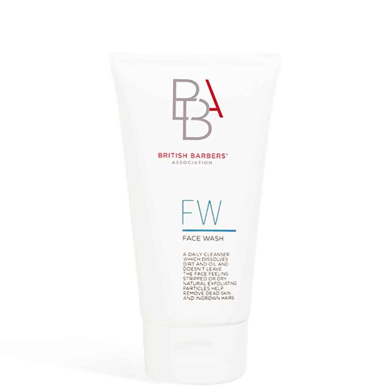 british barbers association face wash