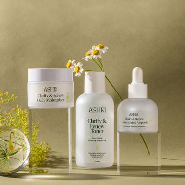 faces clarify   renew trio