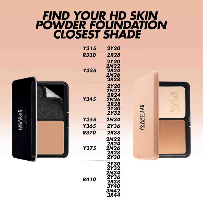 make up for ever hd skin powder foundation
