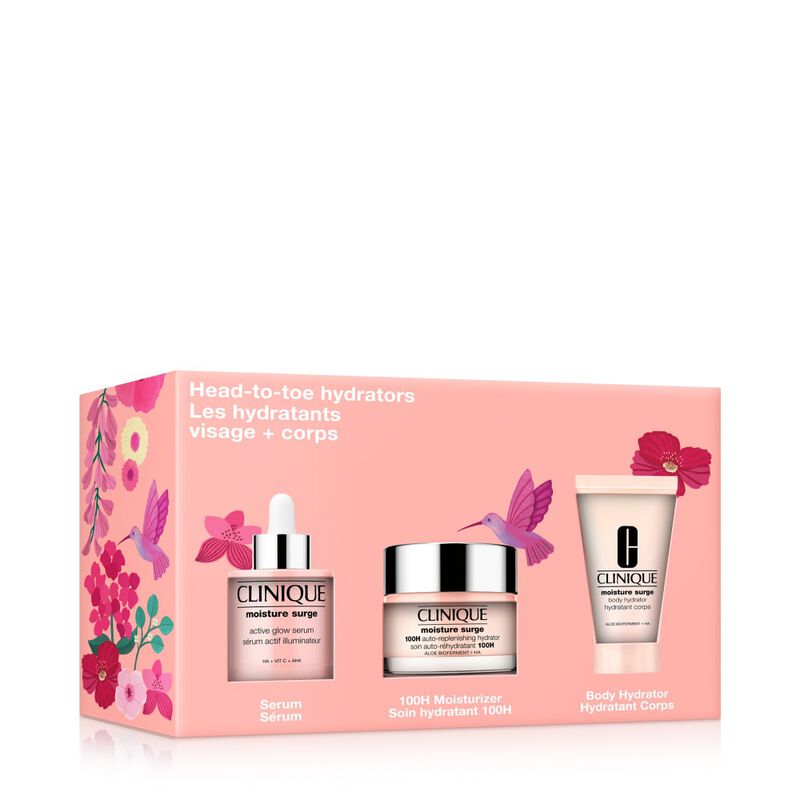 كلينيك طقم الترطيب المتكامل headtotoe hydrators skincare
