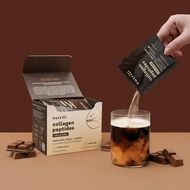 Chocolate Collagen Peptides 15 Sachets faces chocolate collagen peptides 15 sachets