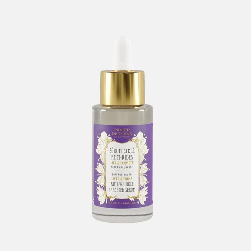 panier des sens saffron youth antiwrinkle targeted serum