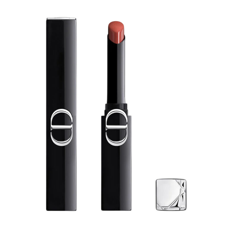 dior rouge on stage ultra longwear lipstick with a shine finish