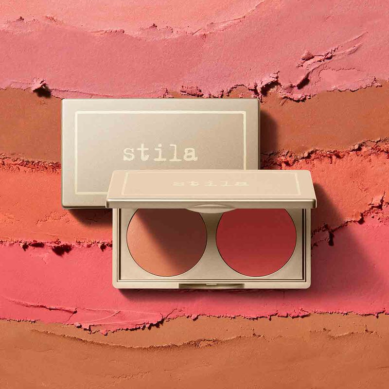 stila putty bronzer & blush duo