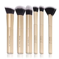 Gold Brush Set faces gold brush set
