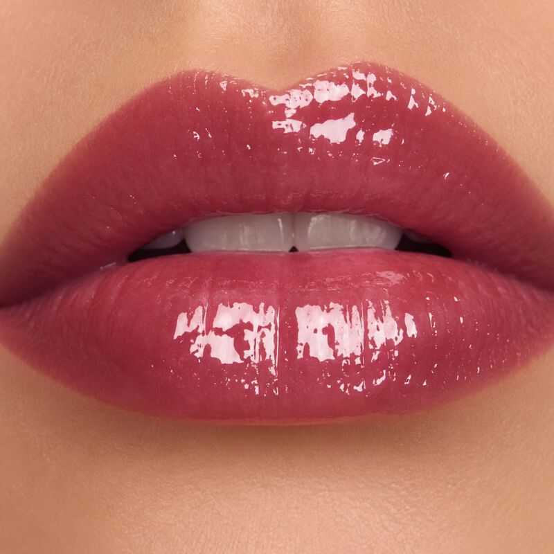 kla beauty malva lip gloss shine