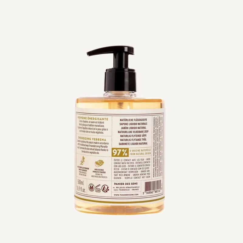 panier des sens essentials verbena liquid marseille soap