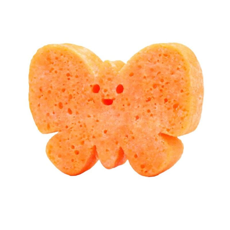 spongelle essentials strawberry cream butterfly body wash infused buffer (multi use)