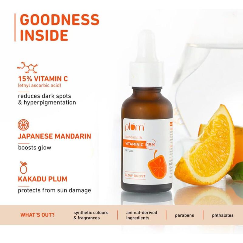 بلوم سيروم فيتامين ج بتركيز 15٪ للوجه بخلاصة اليوسفي