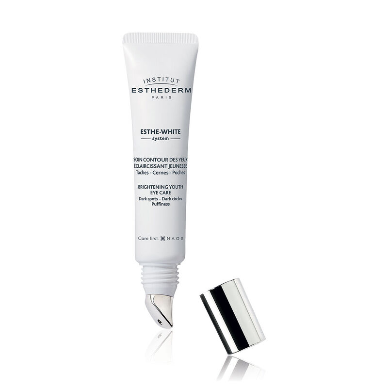 institut esthederm esthe white brightening youth eye contour 15ml