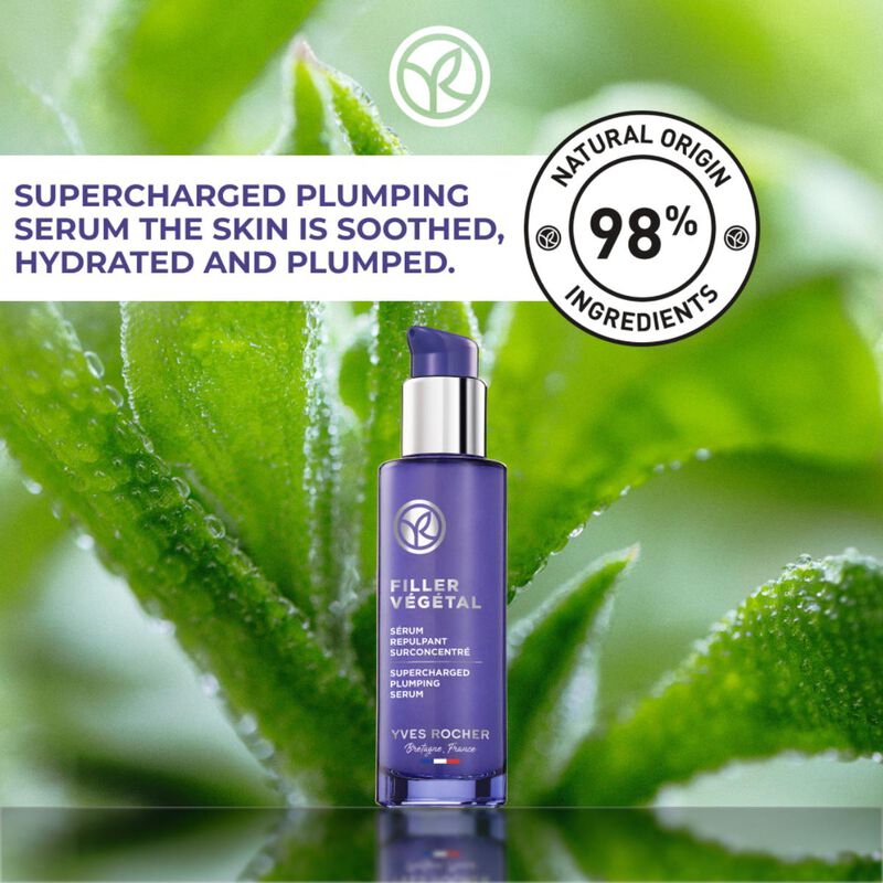 yves rocher filler vegetal supercharged plumping serum 30ml