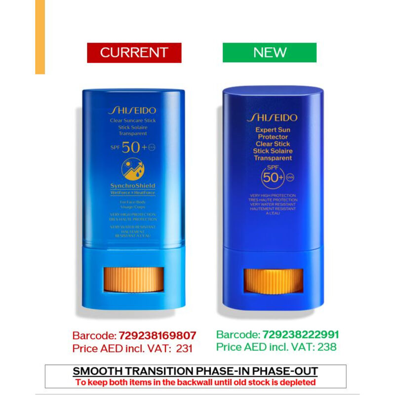 shiseido expert clear stick spf 50+