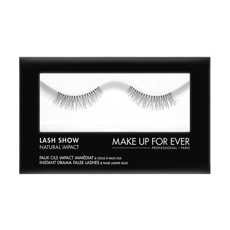 ميك اب فور ايفر لاش شوذات صناعة يدوية فورية دراماتيكية مع لاصق الرموش ناتشوريل ايمباكت