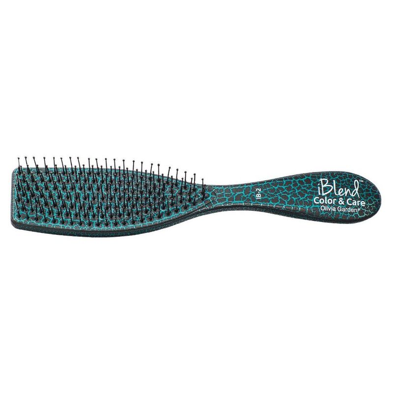 olivia garden iblend hair brush teal 717 ib2