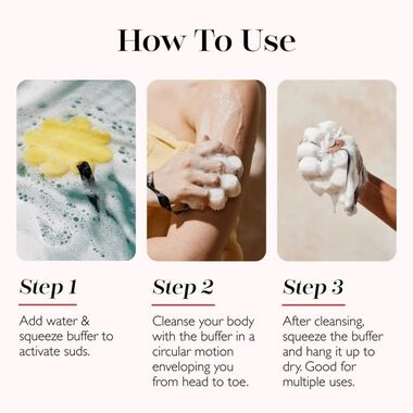 Daisy Collection Grapefruit Cassis Body Wash Infused Buffer (14+uses) faces daisy collection grapefruit cassis body wash infused buffer 14 uses
