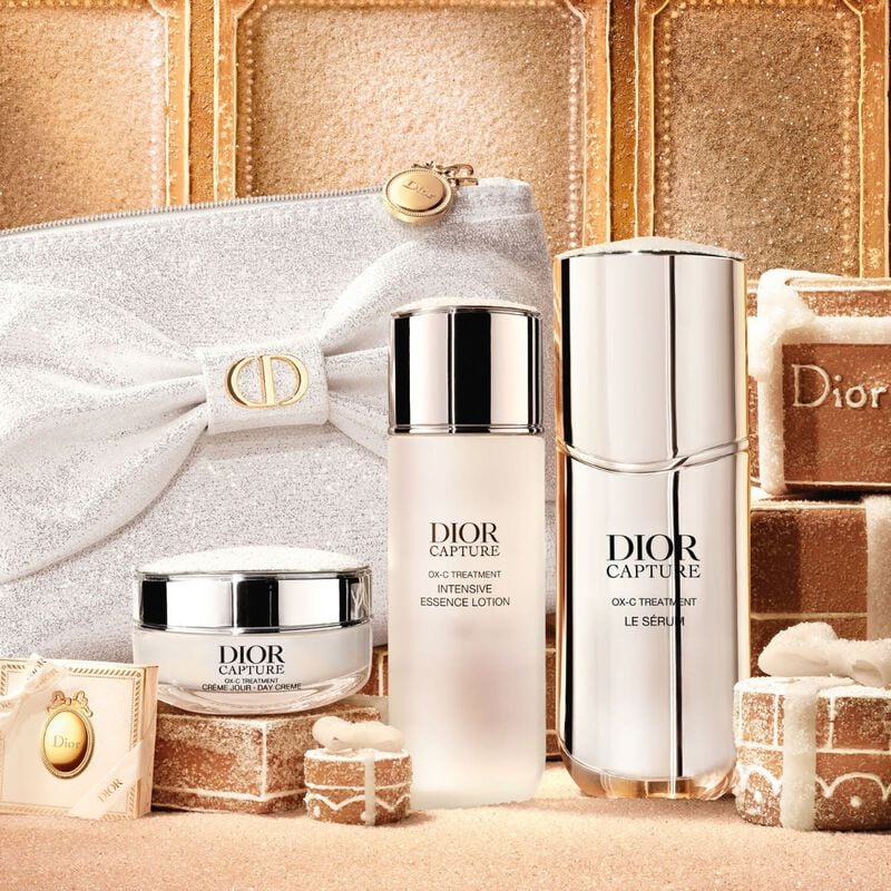 dior dior capture set limitededition lotion, serum and day cream