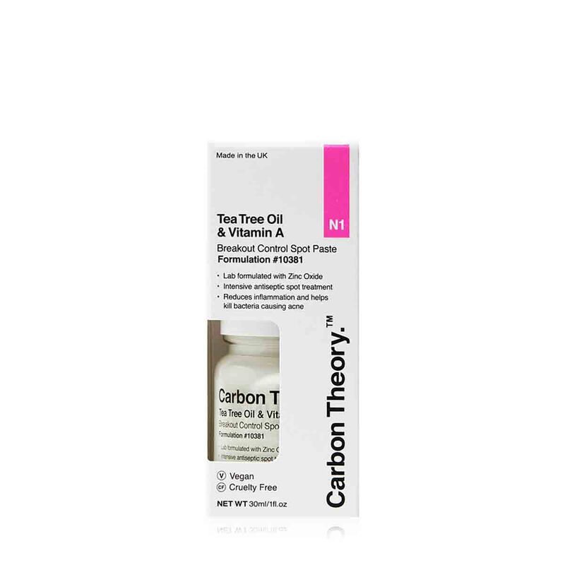 carbon theory breakout control spot paste tea tree oil & vitamin a 30ml