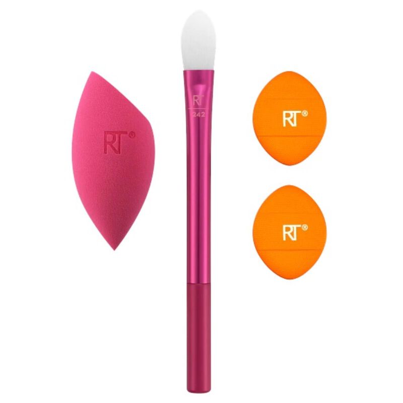 real techniques vivid escape bright eyes concealer kit  4 piece