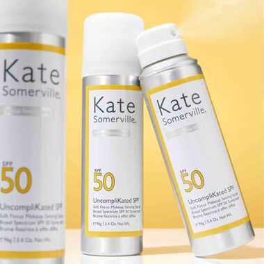faces uncomplikated setting mist spf55