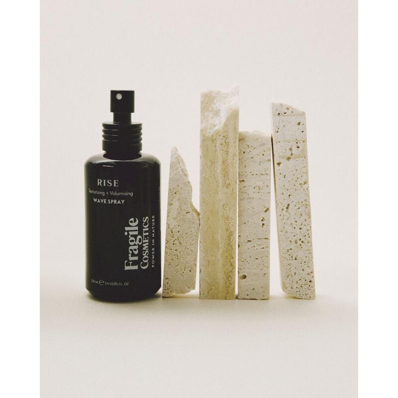 fragile cosmetics rise texturizing + volumising wave spray