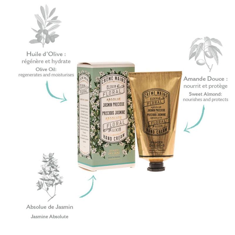 panier des sens absolutes precious jasmine hand cream