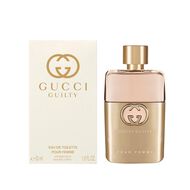 Gucci Guilty Eau de Toilette For Her faces gucci guilty eau de toilette for her