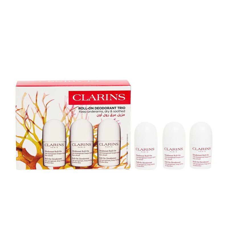 clarins gentle care rollon deodorant trio