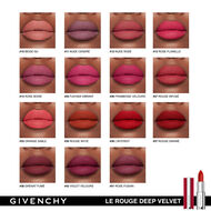 Le Rouge Deep Velvet faces le rouge deep velvet