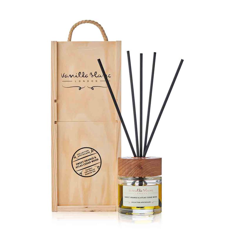 vanilla blanc sweet orange & atlas cedarwood diffuser 100ml