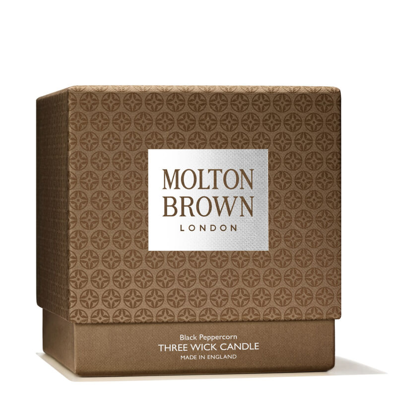 molton brown black peppercorn three wick candle