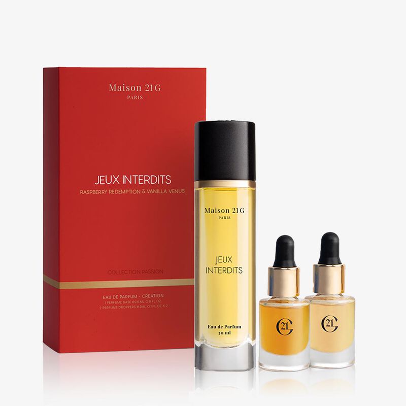 maison 21g collection provocative vanilla raspberry