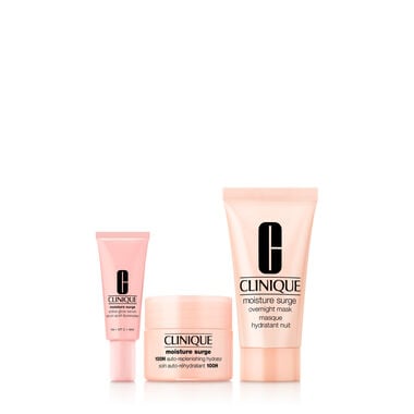 مستحضرات الترطيب الرئيسية: طقم Moisture Surge بالحجم الصغير faces مستحضرات الترطيب الرئيسية طقم moisture surge بالحجم الصغير