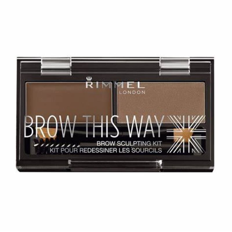 rimmel brow this way eyebrow sculpting kit 002 medium brown