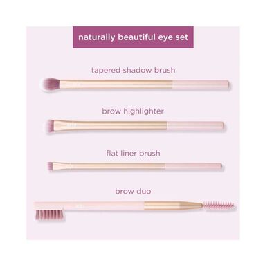 faces naturally beautiful eye makeup brush kit