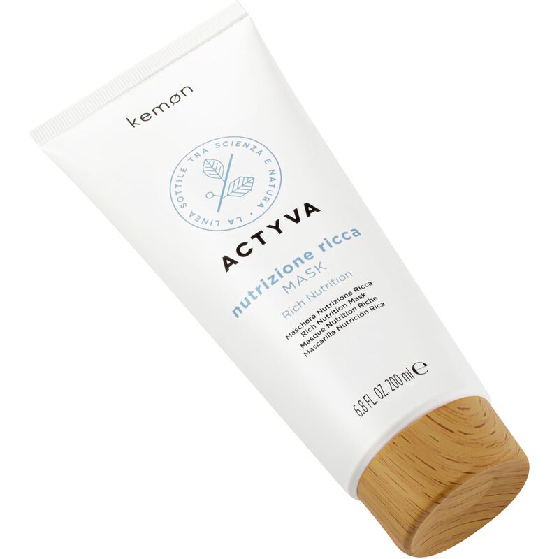 kemon actyva nutrizione ricca mask sn velian for dry hair